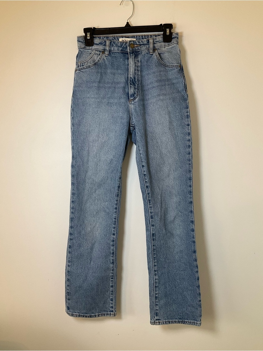 Rolla’s Original High Rise Straight Jeans Light Wash 26